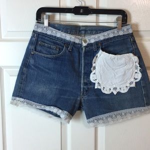VINTAGE Levi Cut-Offs, Button Fly, High Waist